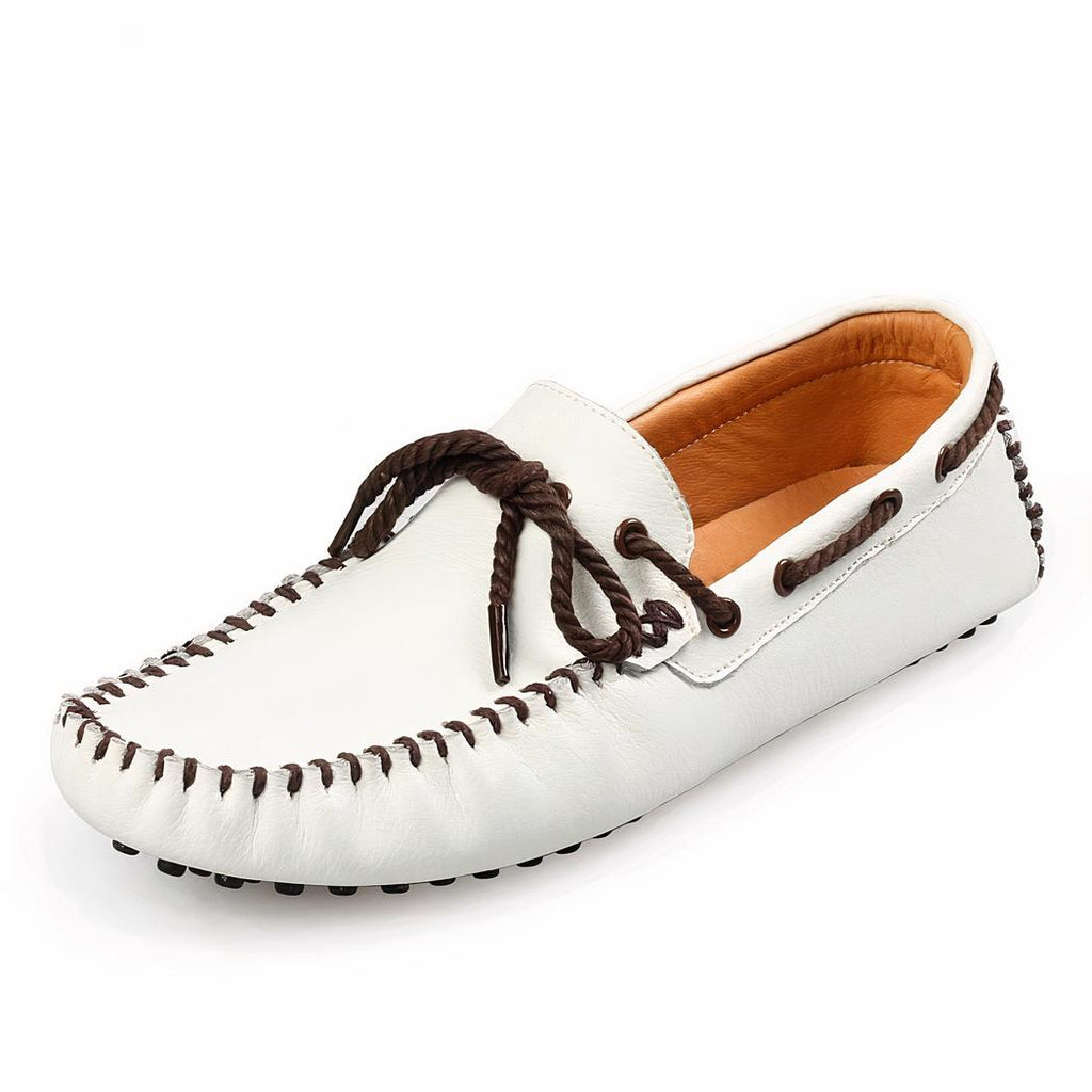 Mocassins bateau vintage pour homme
