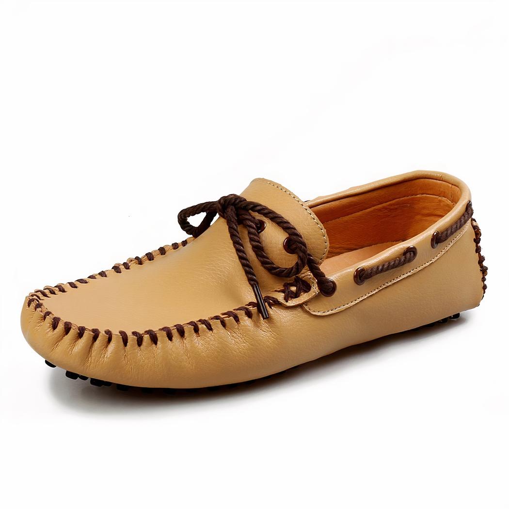 Mocassins bateau vintage pour homme