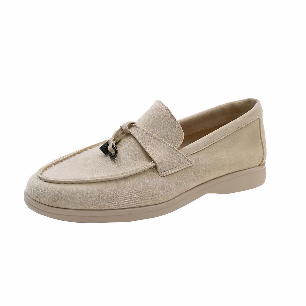 Mocassins classiques à glands et en daim pour femmes