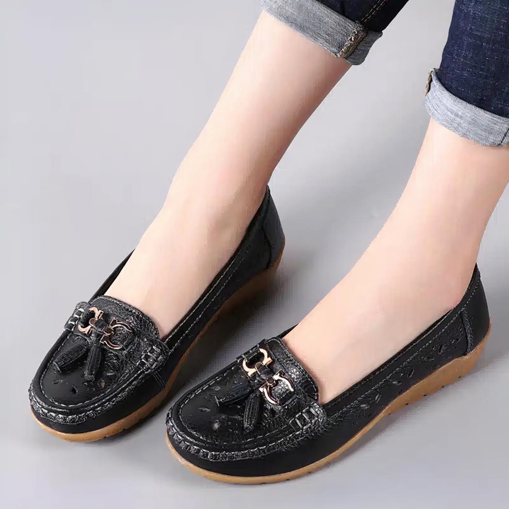 Mocassins d'été ajourés pour femme