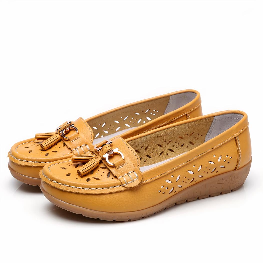 Mocassins d'été ajourés pour femme