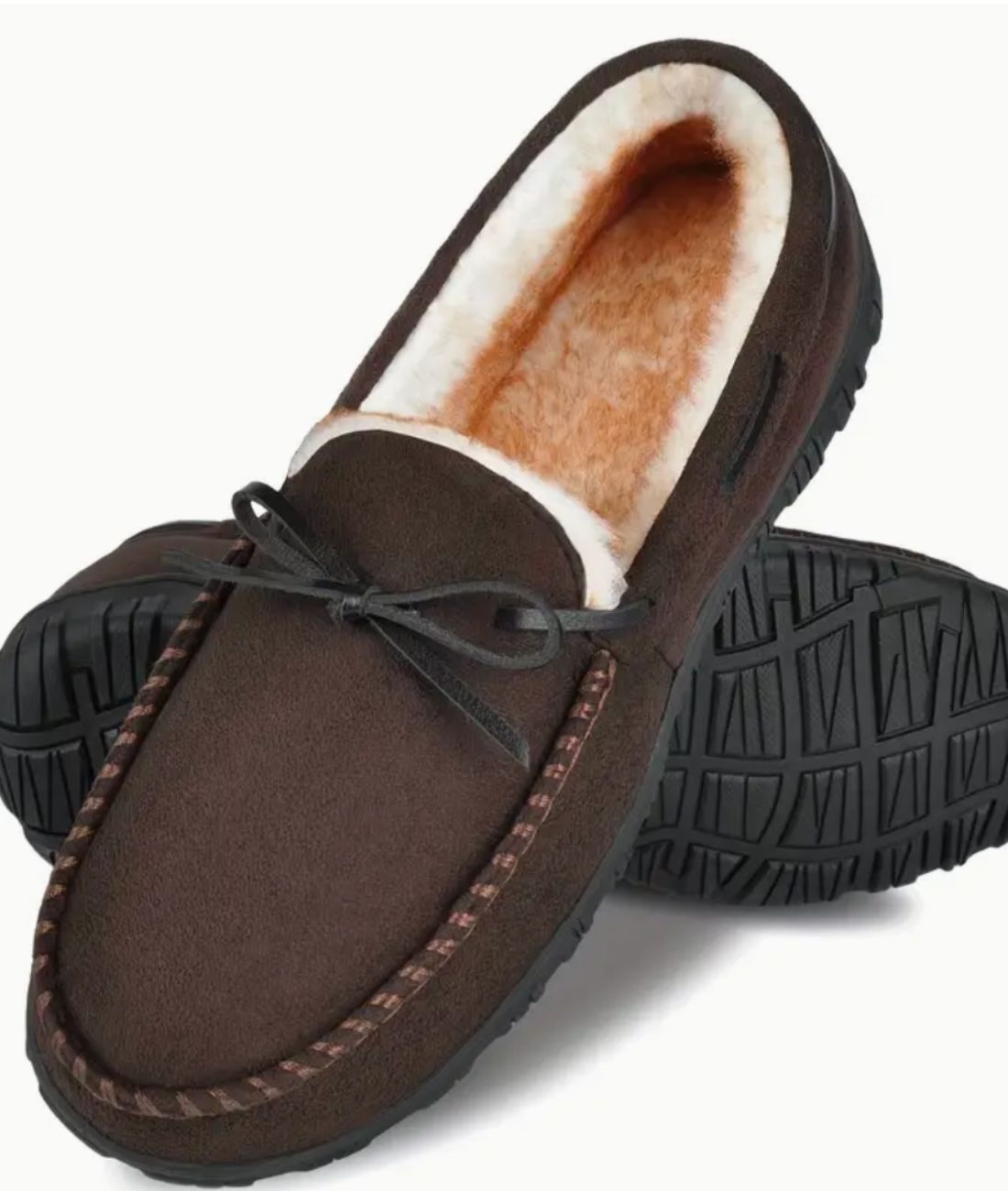 Mocassins En Daim Fourrés
