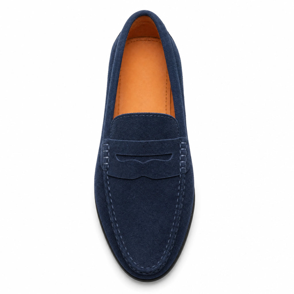 Mocassins de conduite daim homme, semelle crantée, 5 coloris - Fond neutre