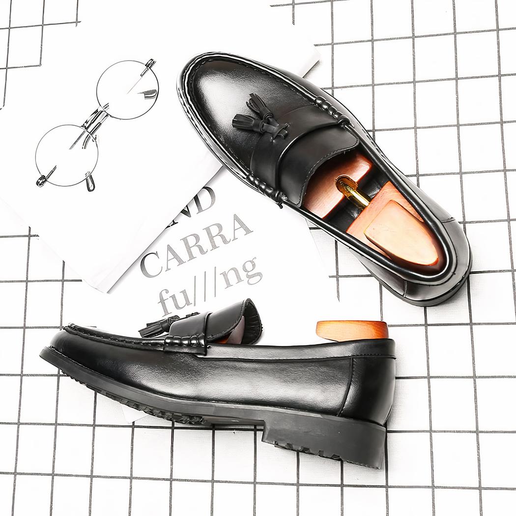 Mocassins décontractés à glands pour homme