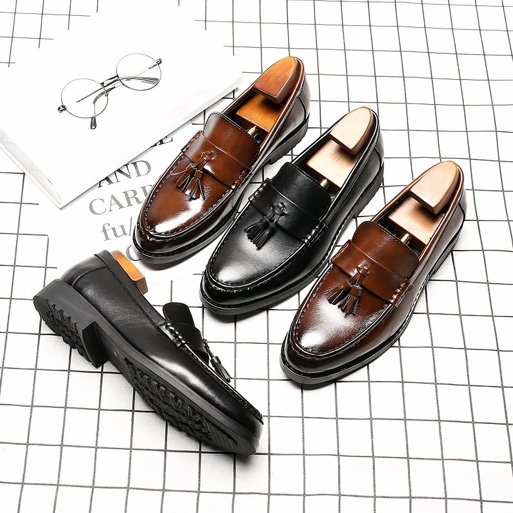 Mocassins décontractés à glands pour homme