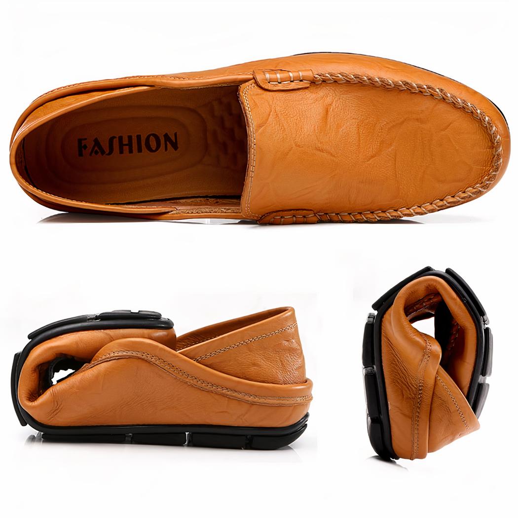 mocassin marron pour homme
