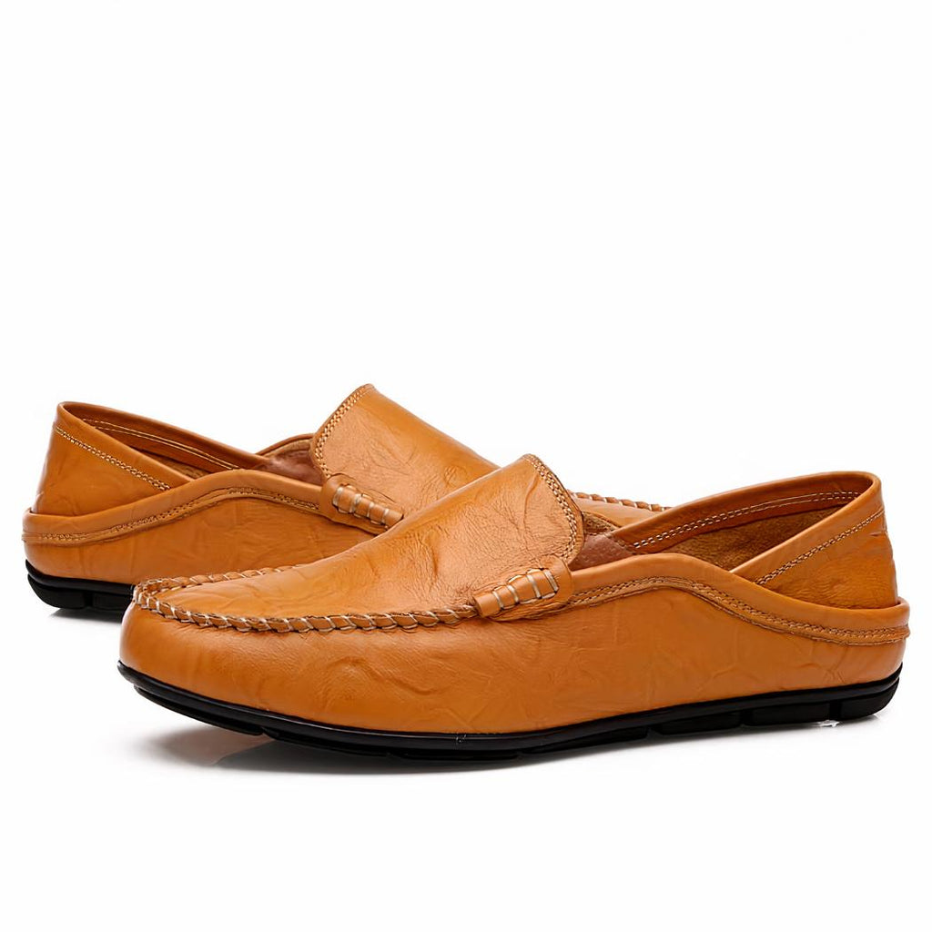 mocassin marron pour homme