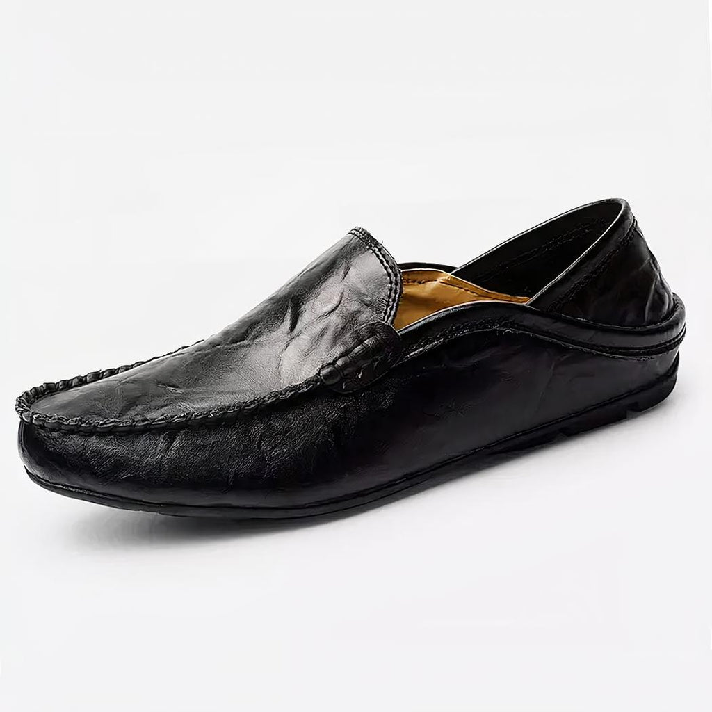 Mocassins décontractés en cuir synthétique pour hommes