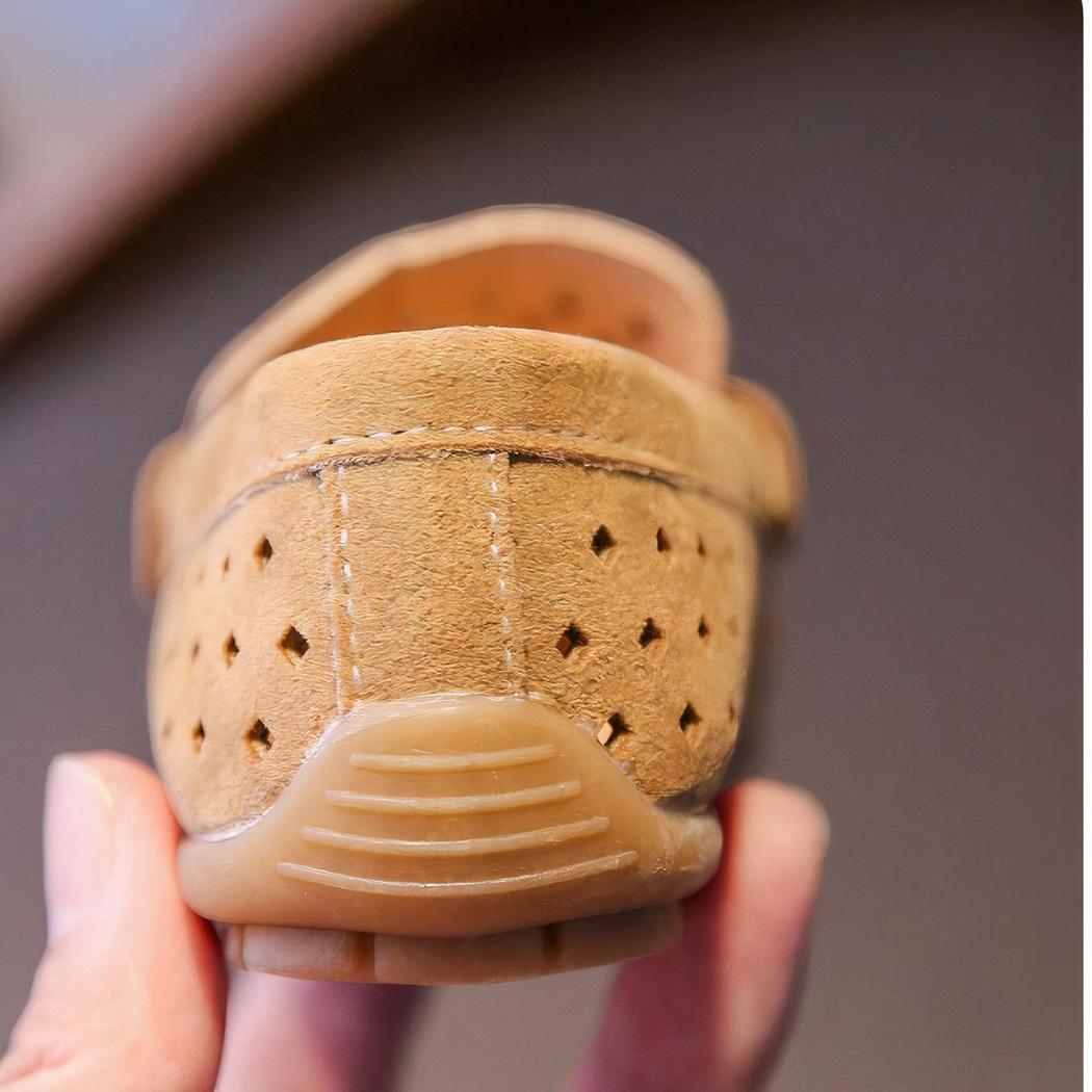 Mocassins décontractés respirants aspect daim pour garçons