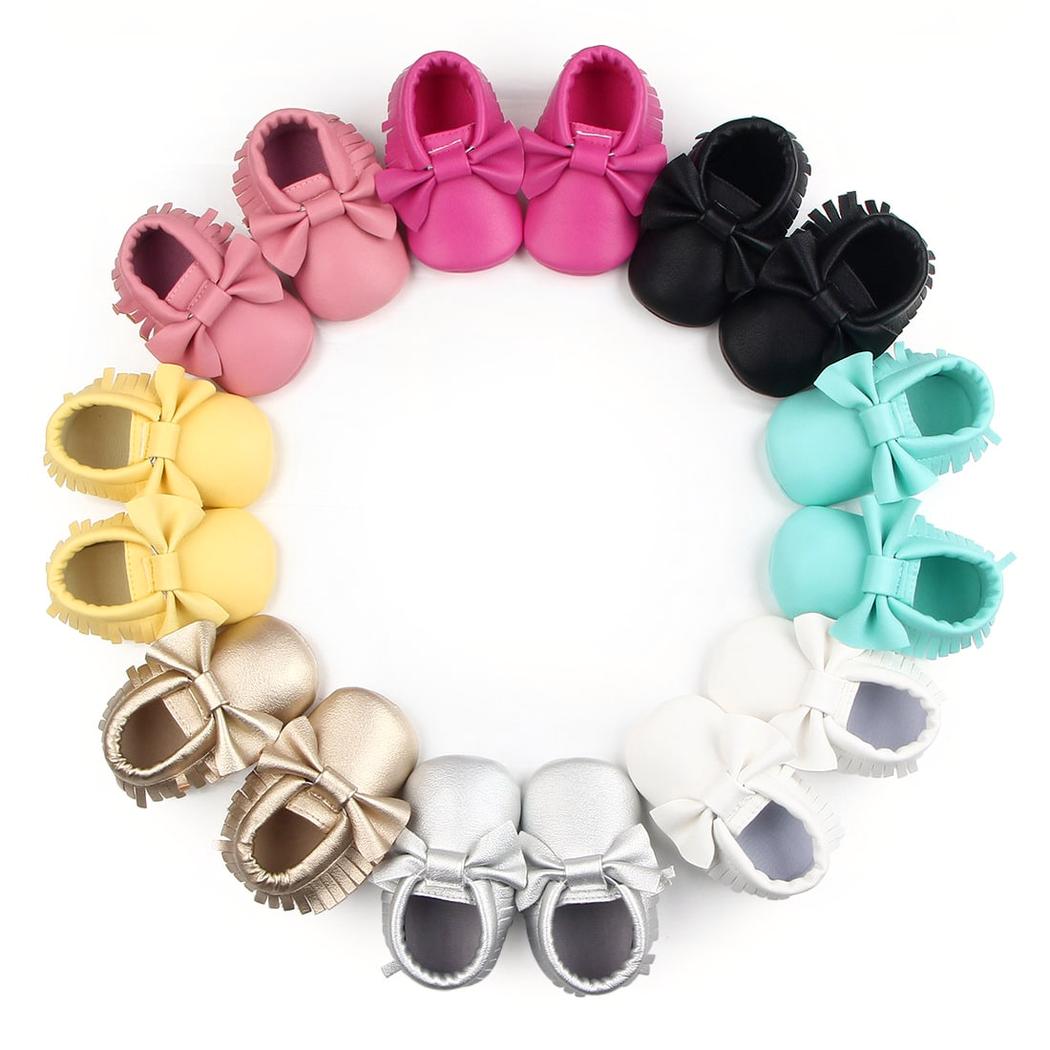 plusieurs coloris pour les mocassin pour bébé