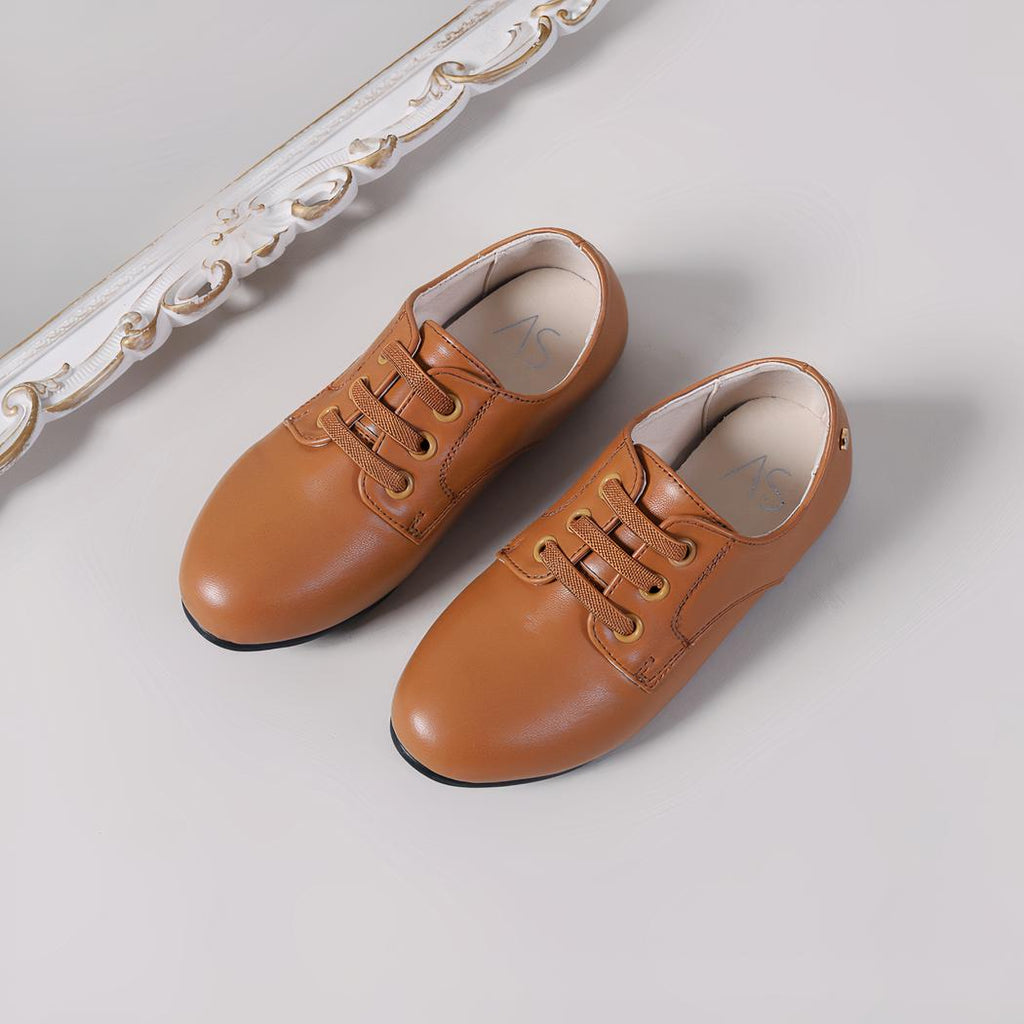 Mocassins habillés à lacets élastiques pour garçons