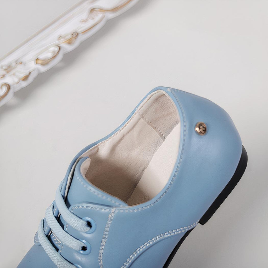 Mocassins habillés à lacets élastiques pour garçons