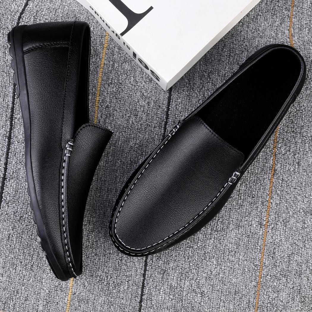 Mocassins en cuir synthétique super légers pour hommes