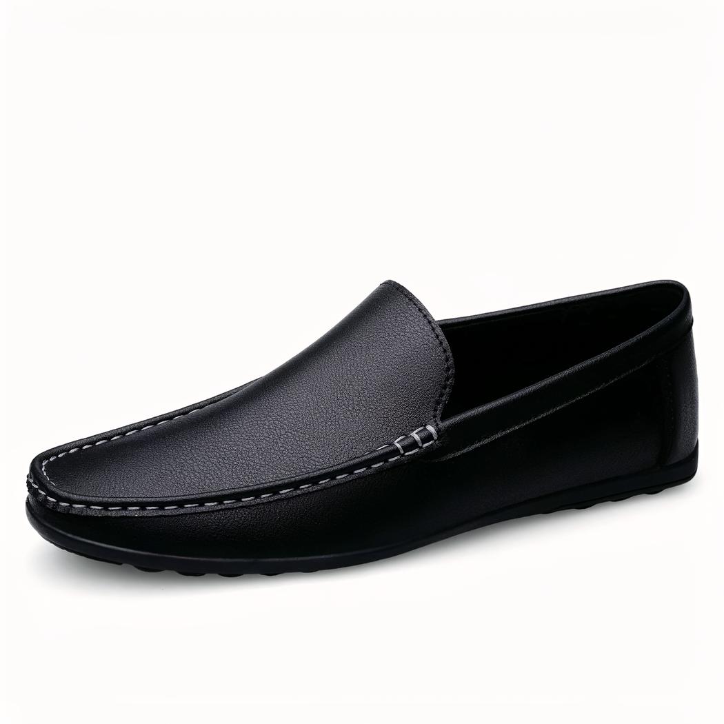 Mocassins en cuir synthétique super légers pour hommes