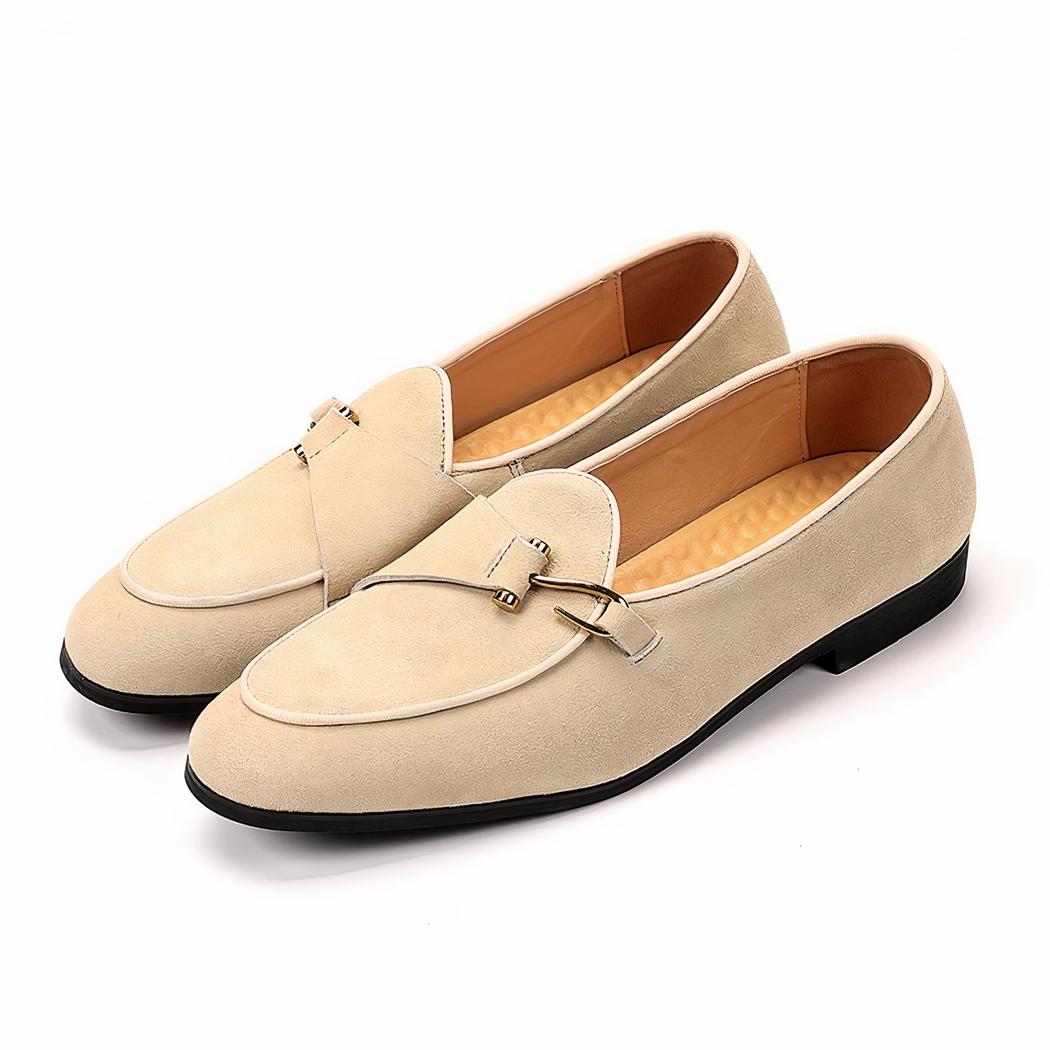 Mocassins effet daim classiques pour hommes
