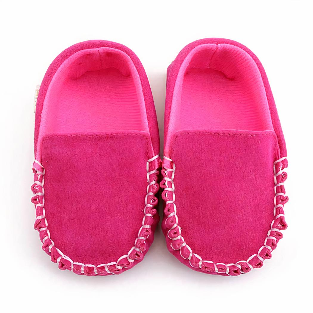 Mocassins en daim pour bébés