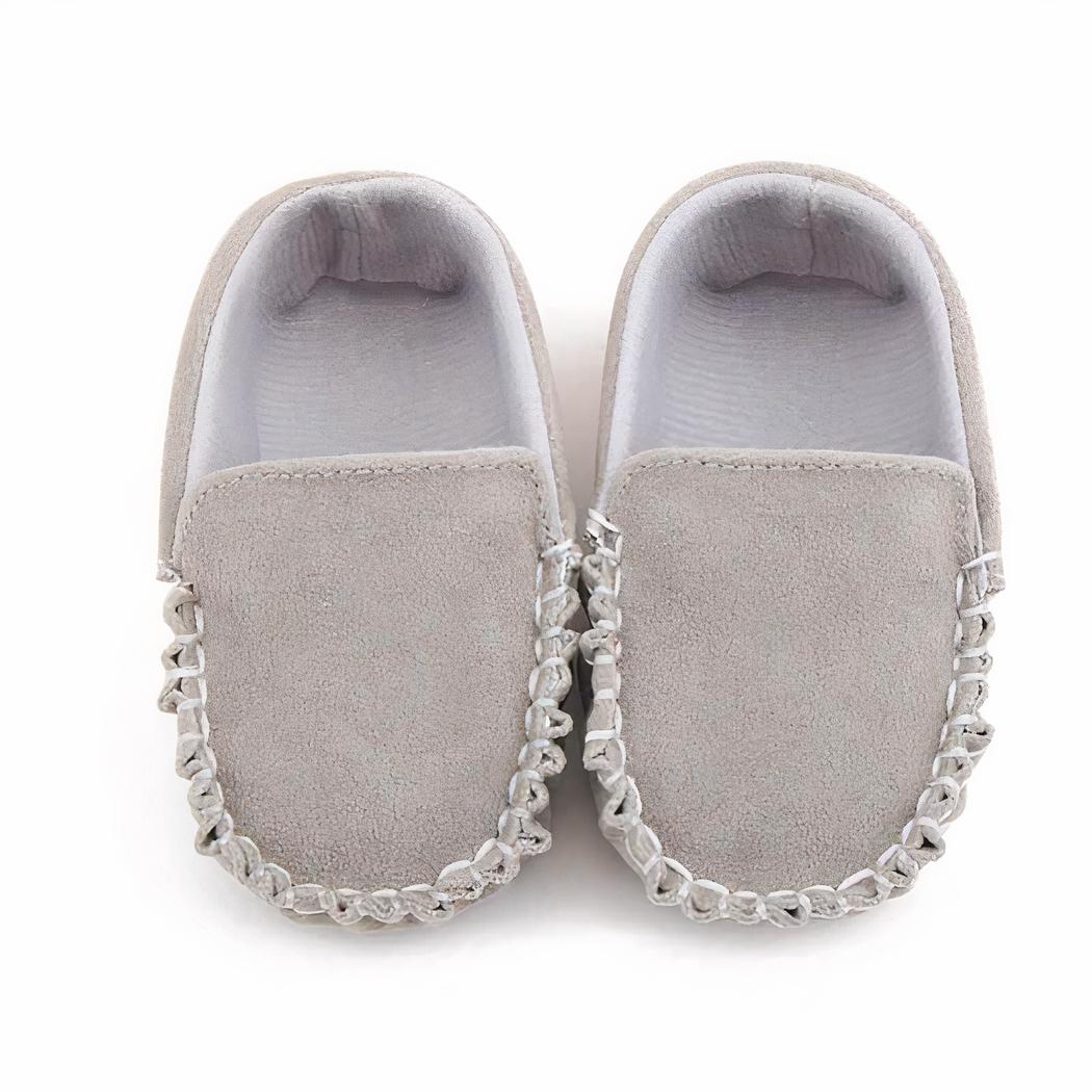 Mocassins en daim pour bébés