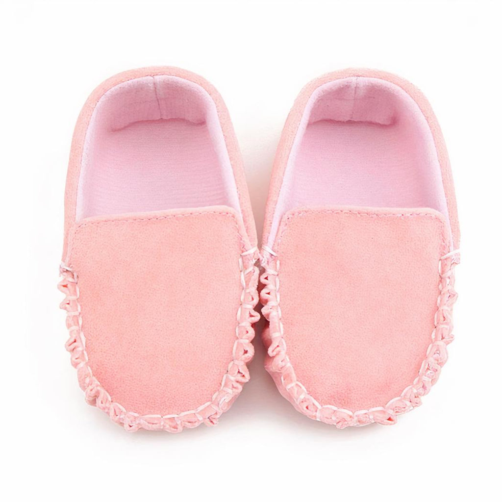 Mocassins en daim pour bébés