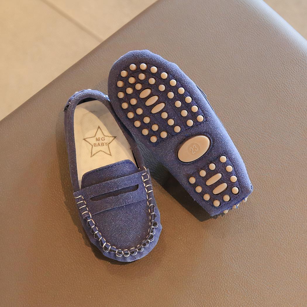 Mocassins en daim pour garçons