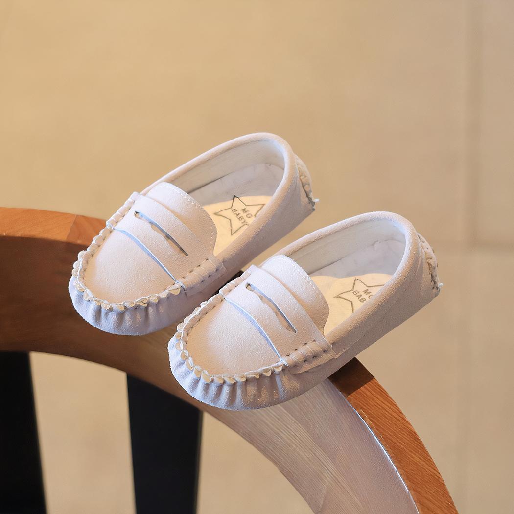 Mocassins en daim pour garçons