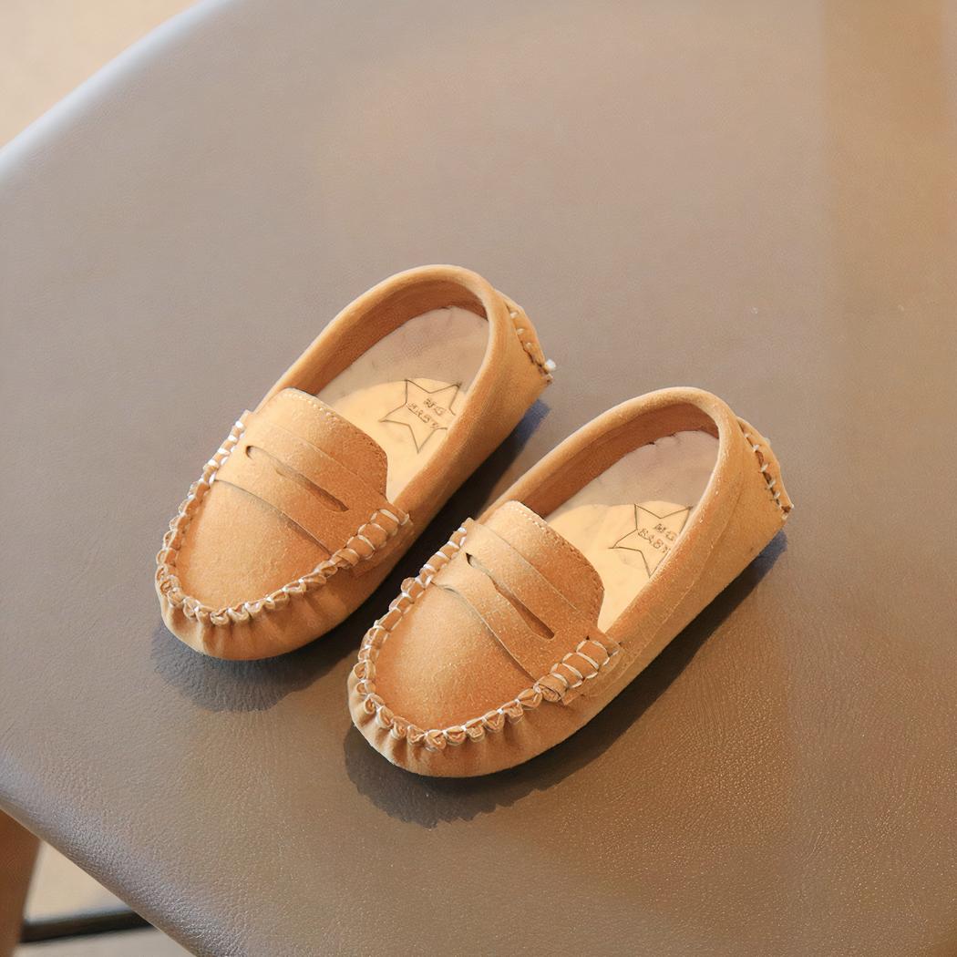 Mocassins en daim pour garçons