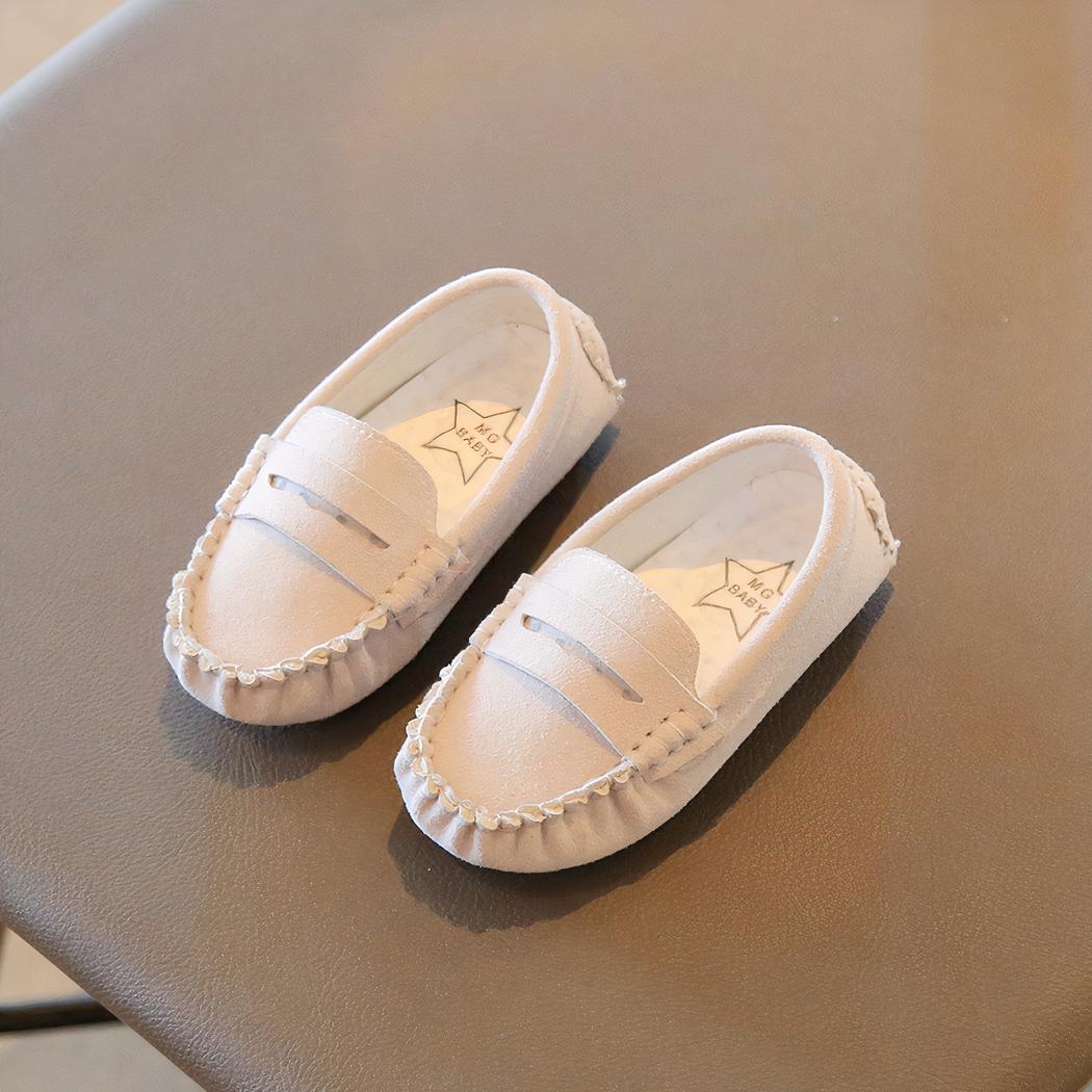 Mocassins en daim pour garçons