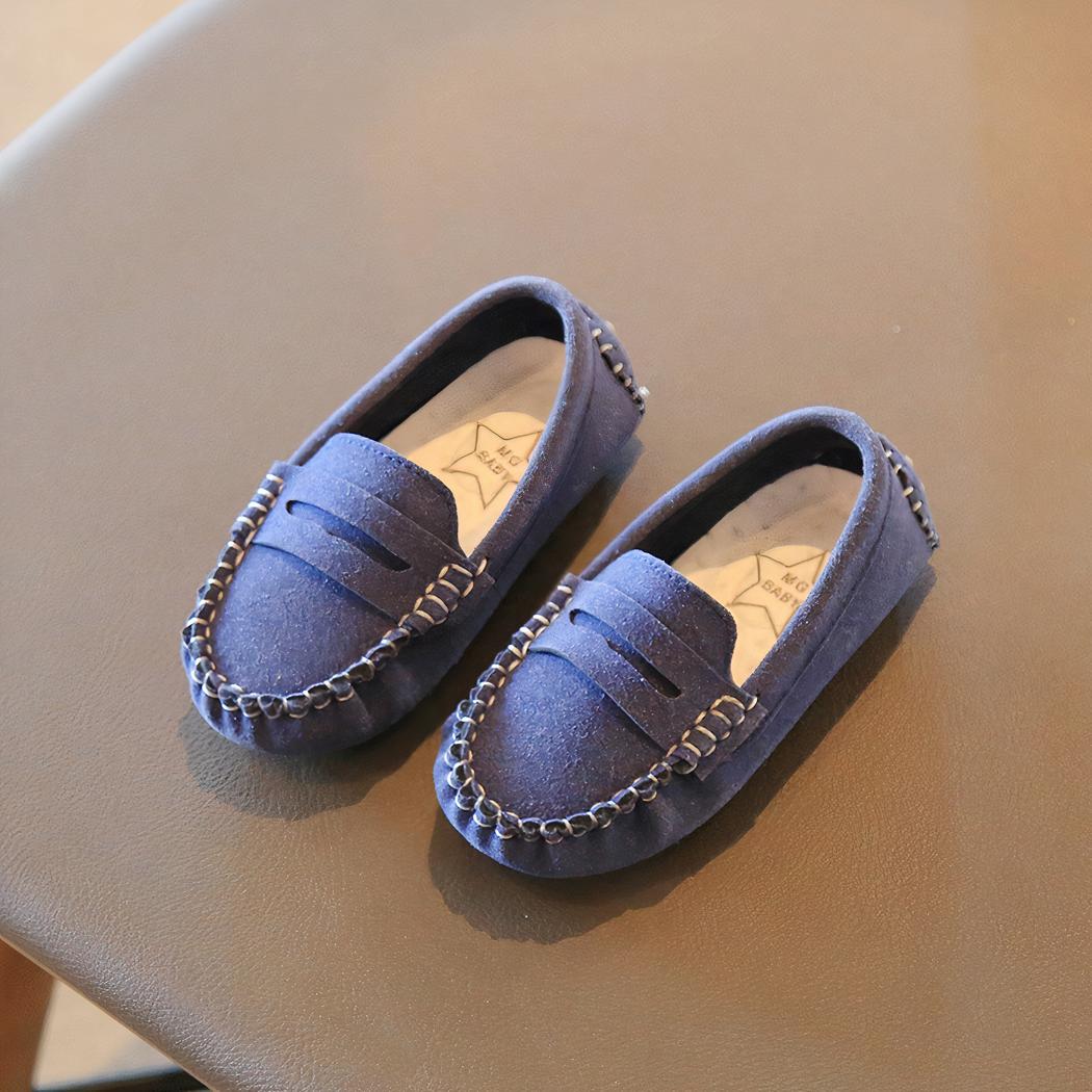 Mocassins en daim pour garçons