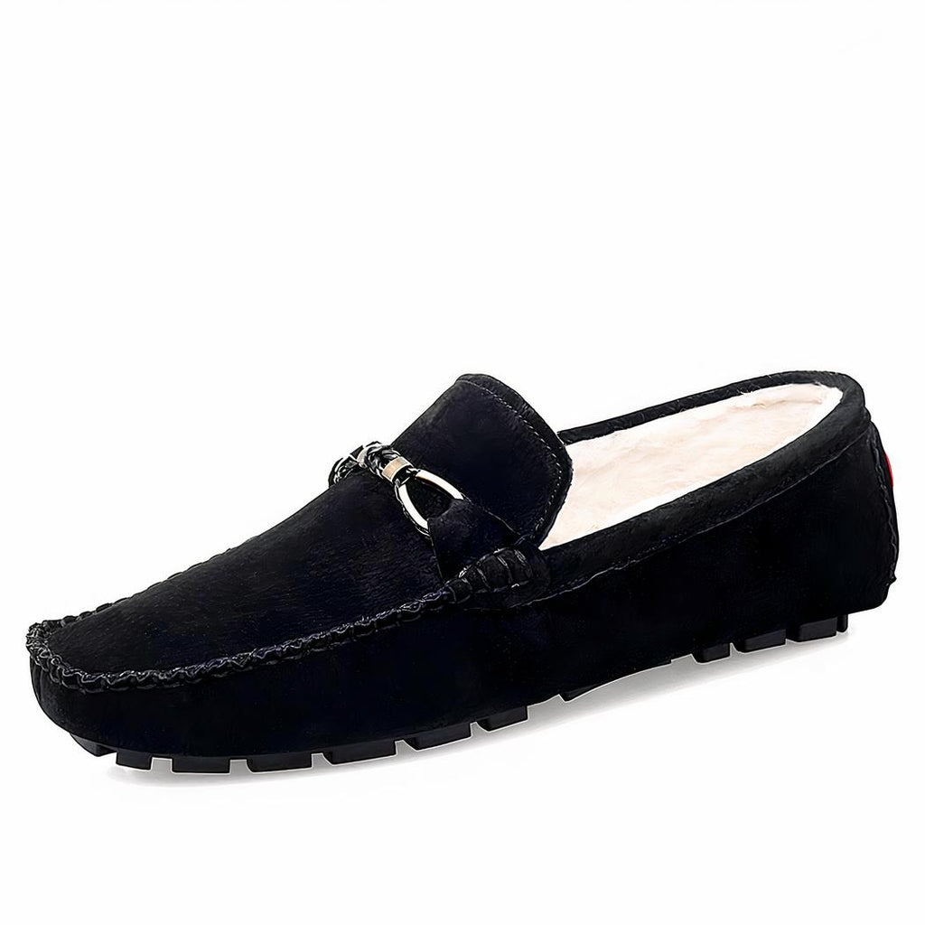 Mocassins en daim synthétique décontractés pour hommes