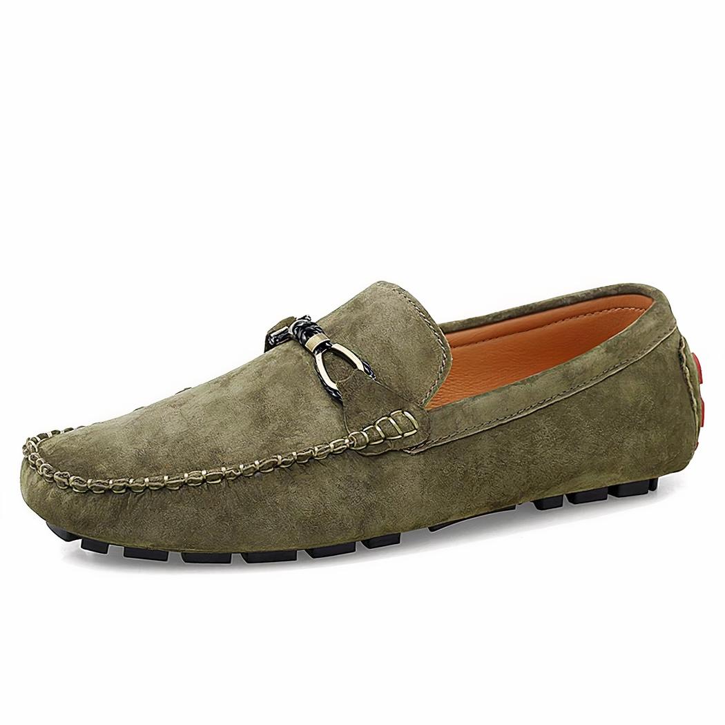 Mocassins en daim synthétique décontractés pour hommes