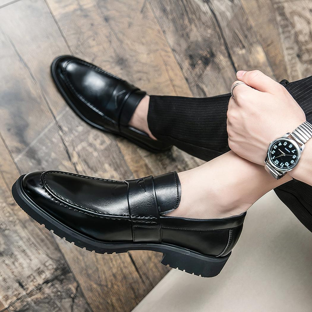 Mocassins en cuir formels pour hommes