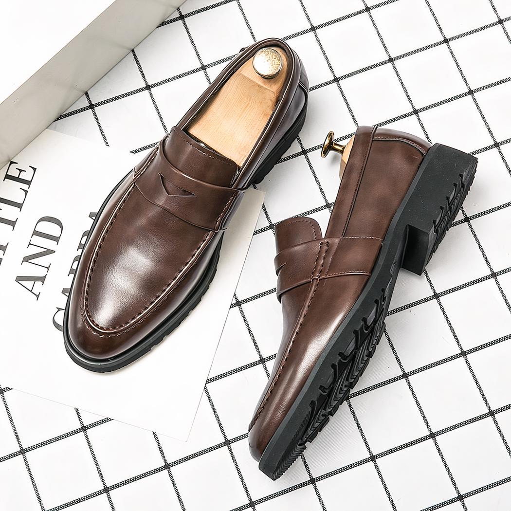 Mocassins en cuir formels pour hommes