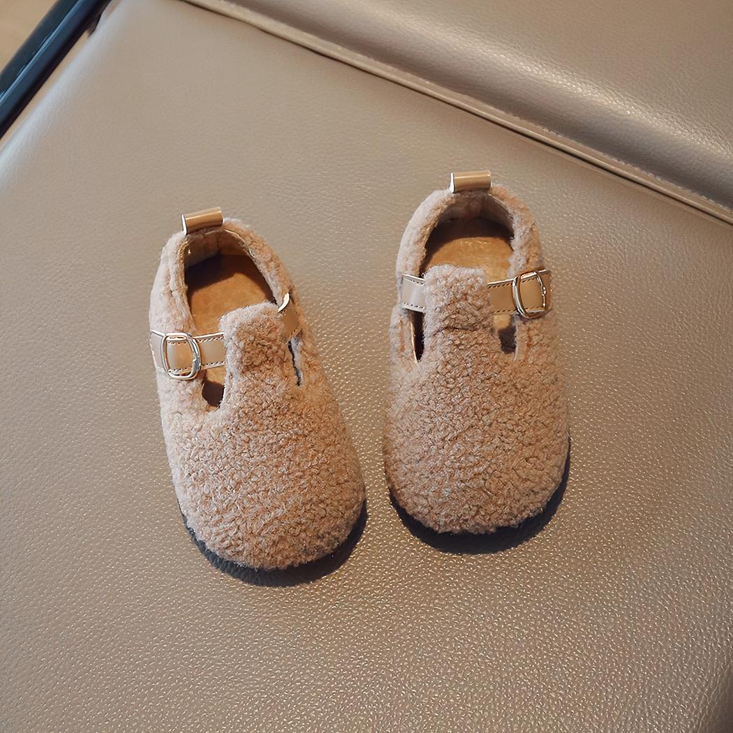 Mocassins en fausse fourrure pour enfants