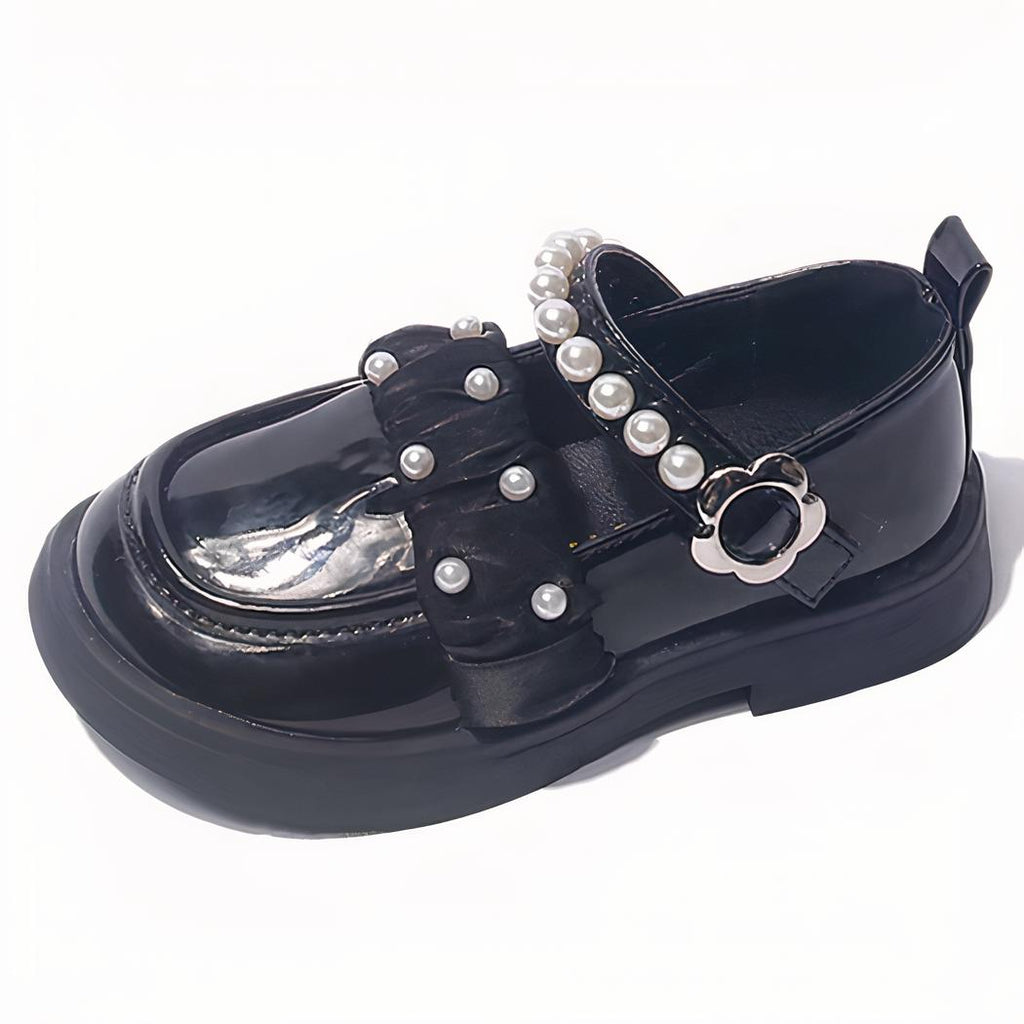 Mocassins en cuir et perles pour filles
