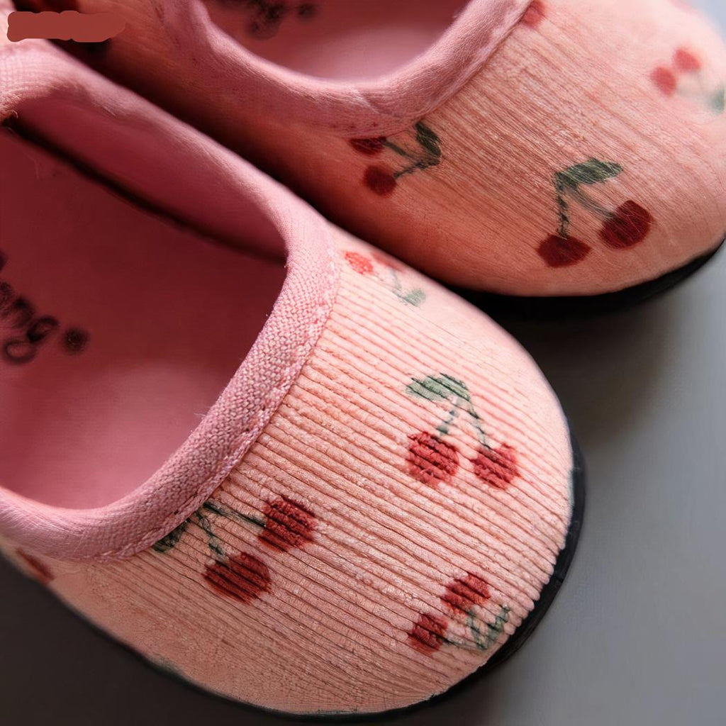 Mocassins en velours côtelé fille