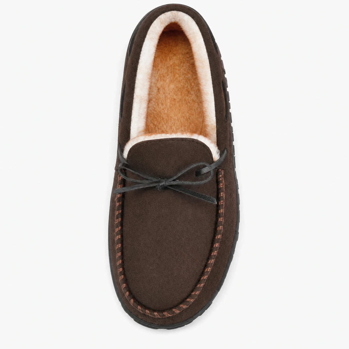 Mocassins fourrés homme doublure chaude et semelle antidérapante - Fond neutre