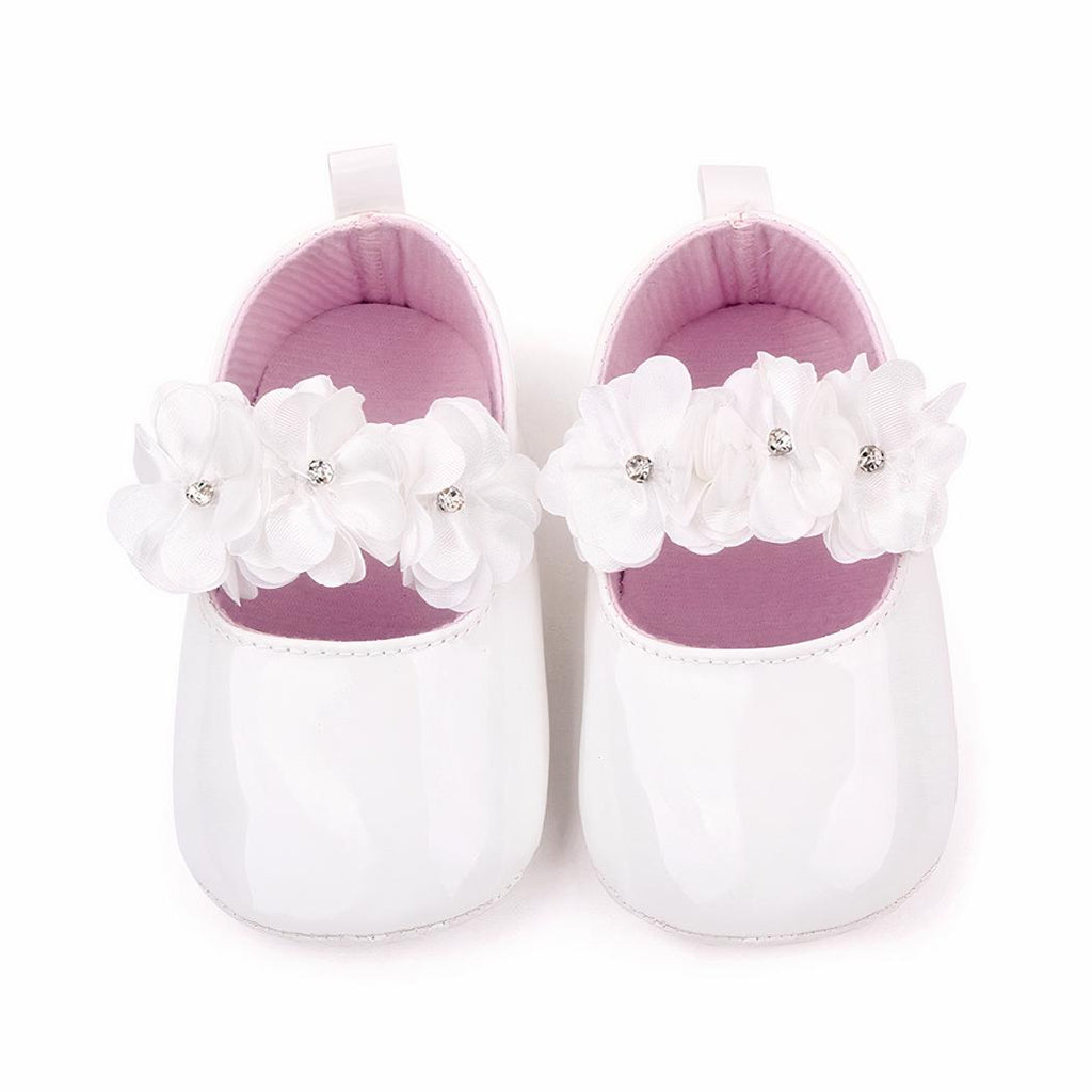 Mocassins mignons à fleurs pour bébé fille