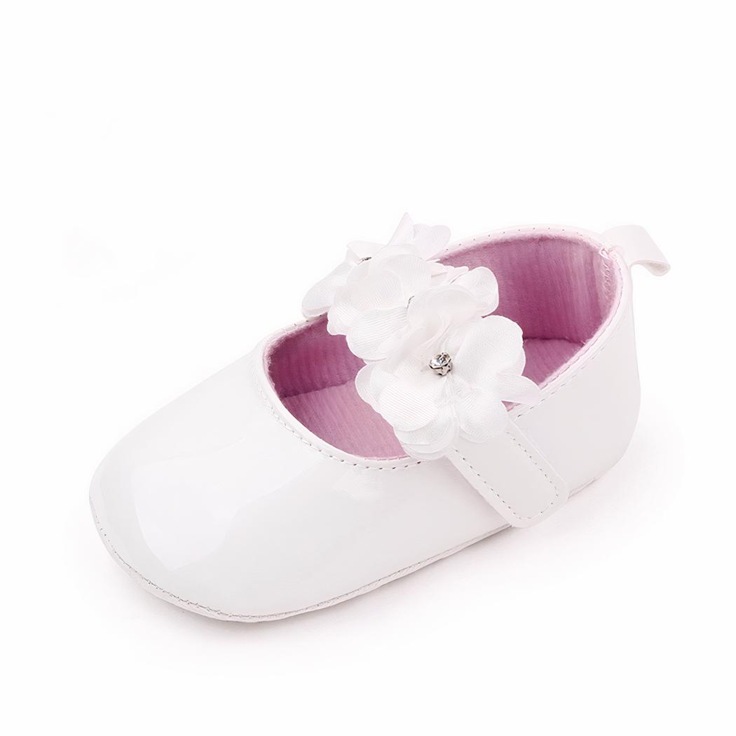 Mocassins mignons à fleurs pour bébé fille