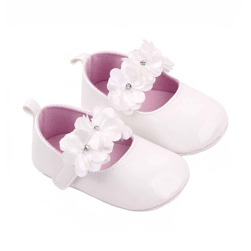 Mocassins mignons à fleurs pour bébé fille