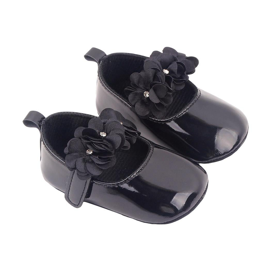 Mocassins mignons à fleurs pour bébé fille