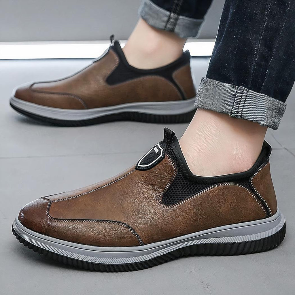 Mocassins orthopédiques à plateforme pour homme