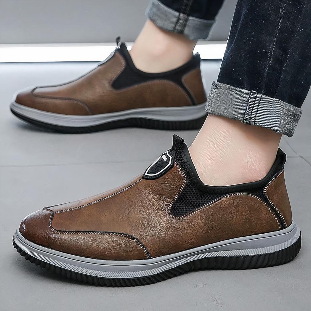 Mocassins orthopédiques à plateforme pour homme