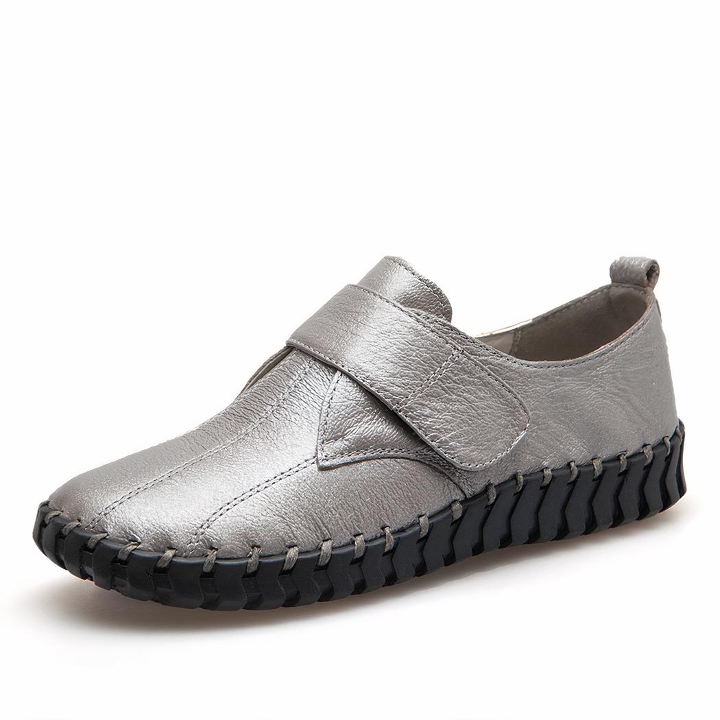 Mocassins orthopédiques à scratch pour femme