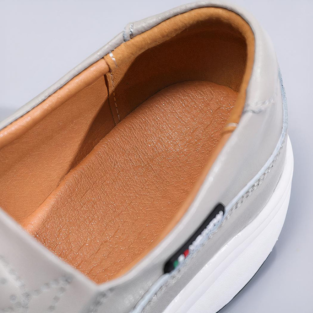 Mocassins orthopédiques à semelle compensée pour femme