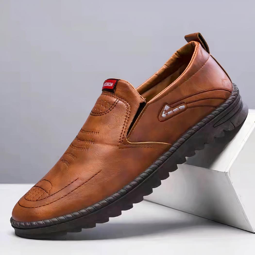 Mocassins orthopédiques à semelle épaisse pour homme