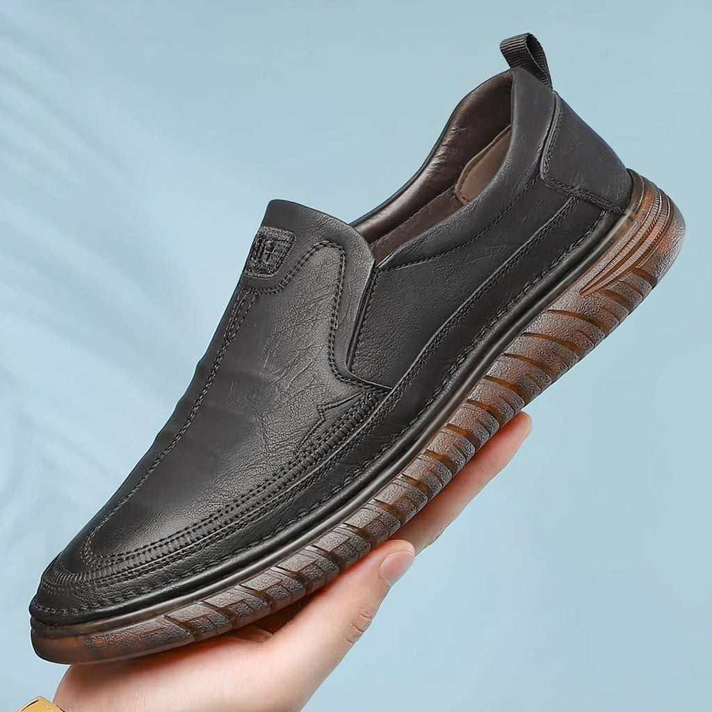 Mocassins orthopédiques à semelle souple pour homme
