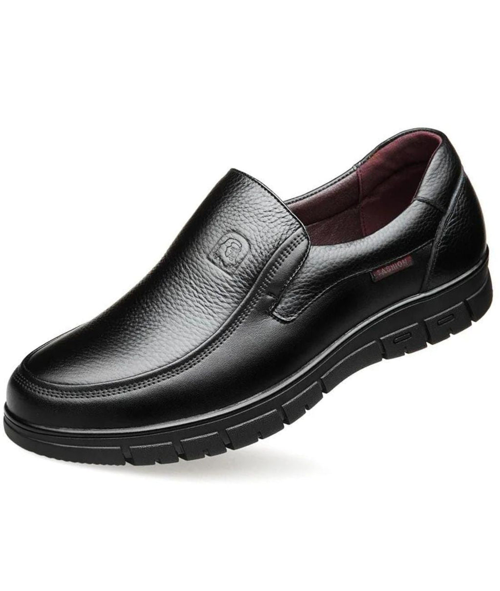 Mocassins Orthopédiques En Cuir De Vache Souple Pour Homme