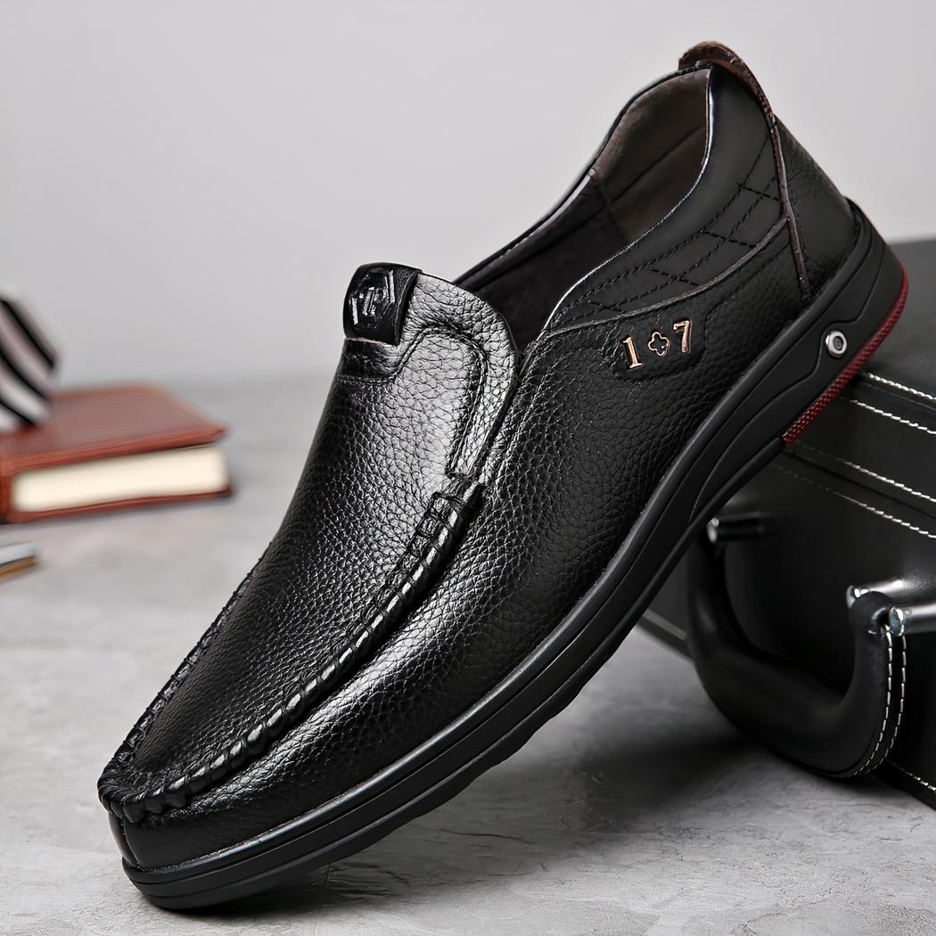 Mocassins orthopédiques en cuir véritable pour homme