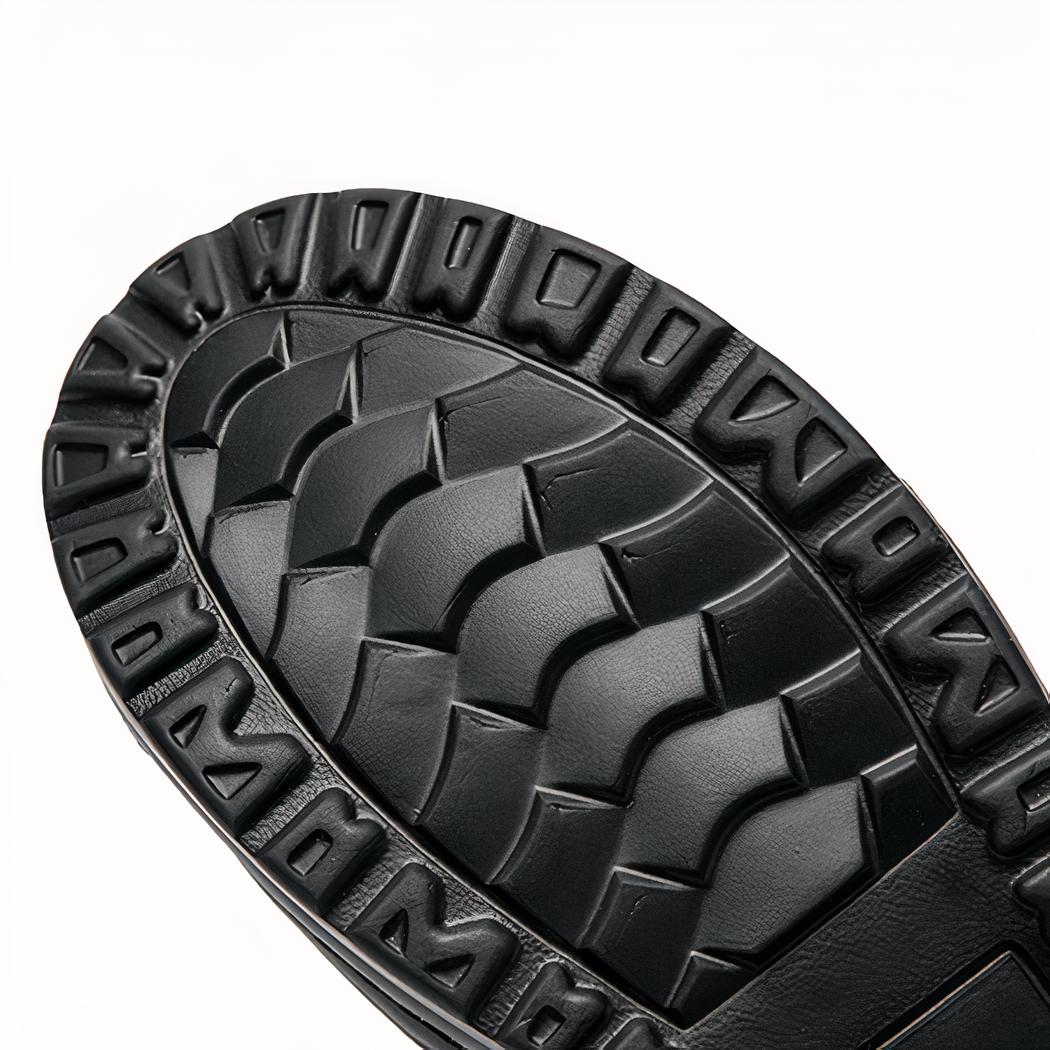 Mocassins orthopédiques en cuir à plateforme