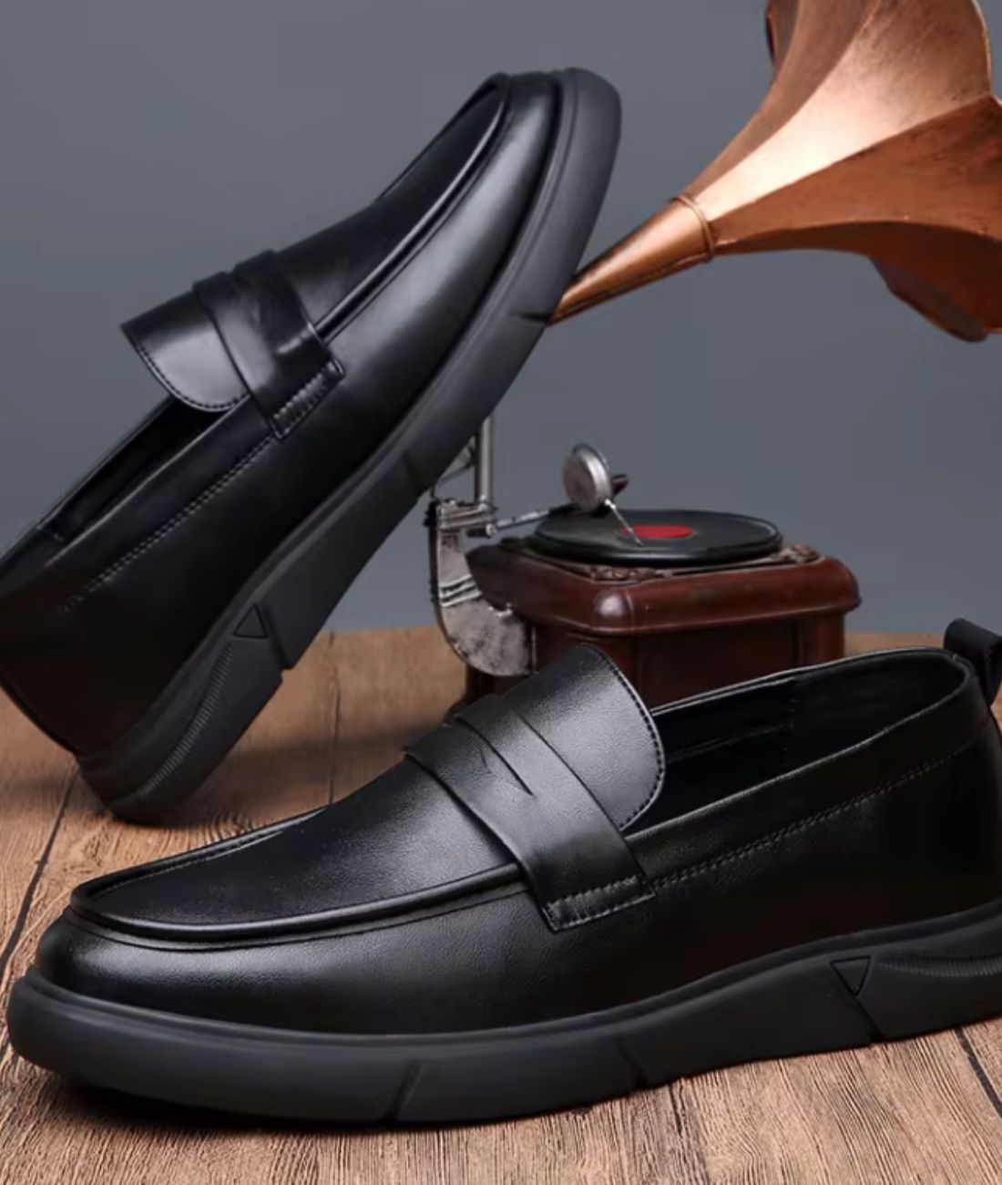 Mocassins Orthopédiques À Plateforme Pour Homme