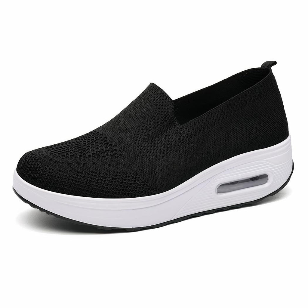 Mocassins souples respirants en tissu pour femme